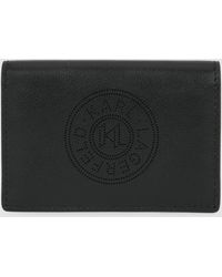 KARL LAGERFELD - K/Circle Flap Cardholder - Lyst