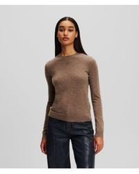 Karl Lagerfeld - Kaschmir-Pullover, Frau, Größe - Lyst