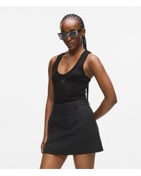 KARL LAGERFELD - Autograph Ribbed Tank Top - Lyst