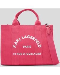 Karl Lagerfeld - Rue St-guillaume Medium Square Tote Bag - Lyst