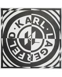 KARL LAGERFELD - K/Circle Modal Scarf - Lyst