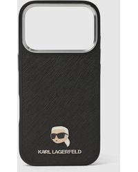 KARL LAGERFELD - Ikon Karl Iphone 16 Pro Max Case - Lyst