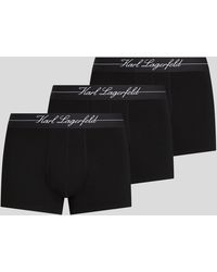 KARL LAGERFELD - Hotel Karl Boxershorts – 3Er-Set, Herren, Größe - Lyst