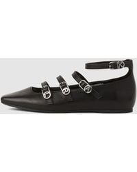 KARL LAGERFELD - Konnie Four-Strap Flats - Lyst