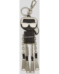 KARL LAGERFELD - Ikon Karl Keychain - Lyst