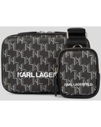 Karl Lagerfeld - Sac Bandoulière K/kase Monogram - Lyst