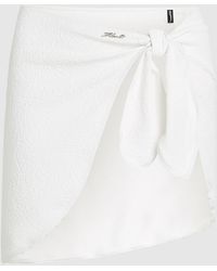 KARL LAGERFELD - Textured Faux-Pearl Pareo - Lyst