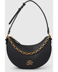 KARL LAGERFELD - K/Autograph Moon Chain Shoulder Bag - Lyst