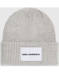 KARL LAGERFELD - Mütze Mit Logoetikett, Herren, Größe - Lyst