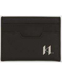 KARL LAGERFELD - K/Monogram Leather Cardholder - Lyst