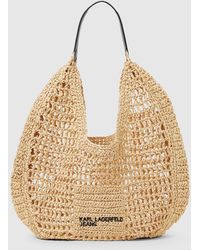 KL Jeans - Summery Woven Hobo Bag - Lyst