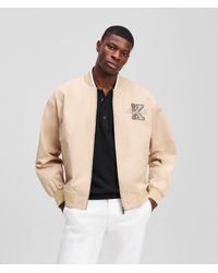 Karl Lagerfeld - K/Initial Bomberjacke, Mann, Größe - Lyst