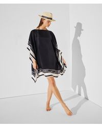 Karl Lagerfeld - Kl X Borsalino Silk Tunic - Lyst