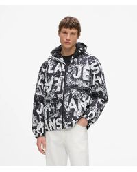 KL Jeans - All-Over Logo Padded Jacket - Lyst