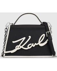 KARL LAGERFELD - K/Signature Small Crossbody Bag - Lyst