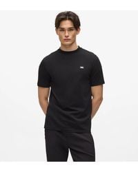 KARL LAGERFELD - T-Shirt Avec Écusson À Logo, Homme, Taille - Lyst