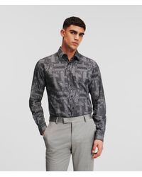 Karl Lagerfeld - Modern-fit Patterned Shirt - Lyst