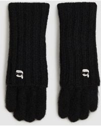 KARL LAGERFELD - Ikon Knit Gloves - Lyst