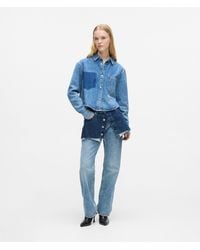 KL Jeans - Layered High-Rise Straight Jeans - Lyst
