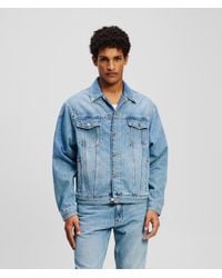 Karl Lagerfeld - , Man, Blue, Size: L - Lyst