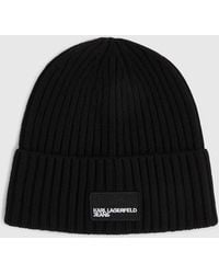 KL Jeans - Logo Patch Beanie - Lyst