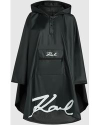 KARL LAGERFELD - K/Signature Rain Poncho - Lyst