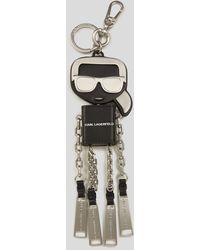 KARL LAGERFELD - Ikon Karl Keychain - Lyst