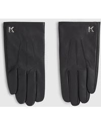 KL Jeans - K Logo Leather Gloves - Lyst
