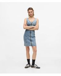 KL Jeans - V-Neck Denim Dress - Lyst