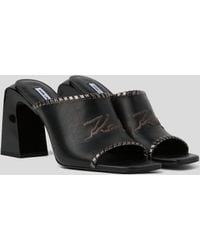 Karl Lagerfeld - Sandales À Talons Karl Signature Astra Nova - Lyst