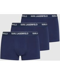 KARL LAGERFELD - Metallic Logo Trunks – 3 Pack - Lyst