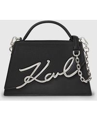 KARL LAGERFELD - K/Signature Medium Crossbody Bag - Lyst