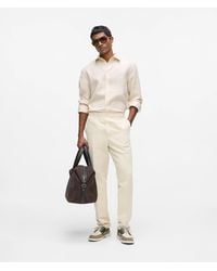 KARL LAGERFELD - Linen Suit Pants - Lyst