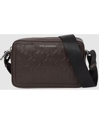 KARL LAGERFELD - K/Loom Leather Camera Bag - Lyst