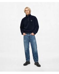 KL Jeans - Vintage Wash Barrel-Leg Jeans - Lyst