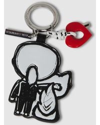 KARL LAGERFELD - Ikon Hearts Keychain - Lyst