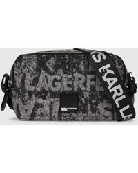 KL Jeans - Denim Graphic Print Camera Bag - Lyst