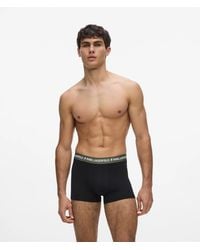 KARL LAGERFELD - Contrast Waistband Trunks – 5-Pack - Lyst