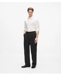 KARL LAGERFELD - Double-Pleated Suit Pants - Lyst