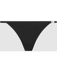 KARL LAGERFELD - Signature High-Leg Thong - Lyst
