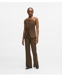 KARL LAGERFELD - Snap Button Pants - Lyst