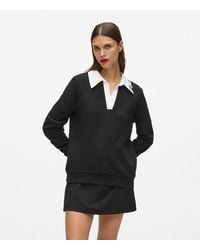 KARL LAGERFELD - Signature Collar Sweatshirt - Lyst