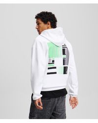 Karl Lagerfeld - Graphic Print Hoodie - Lyst