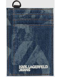 KL Jeans - Monogram Denim Cardholder - Lyst