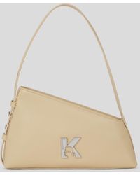 Karl Lagerfeld - Geo Schultertasche Aus Leder, Frau, Größe - Lyst