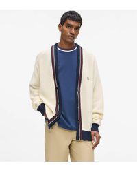 KARL LAGERFELD - Ikon Textured Cardigan - Lyst