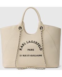 KARL LAGERFELD - Exclusive Rue St-Guillaume Chain Shopper - Lyst