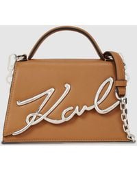 KARL LAGERFELD - K/Signature Small Crossbody Bag - Lyst