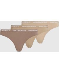 KARL LAGERFELD - Logo Brief – 3-Pack - Lyst