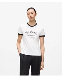 KARL LAGERFELD - Côte D'Azur T-Shirt - Lyst